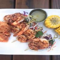 Grilled Gulf Shrimp · Grilled, blackened, or spicy BBQ