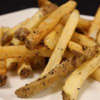 Beef Fat Fries (Bffs) · Not your grandmother's fries! These are fried in Wagyu beef tallow from snake river farms.