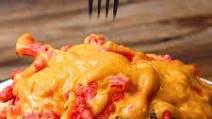 Hot Cheetos & Cheese Fries · French fries, hot cheetos, cheese sauce