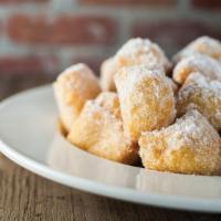 High Line Fried Dough · Choose granulated or powdered sugar and a dipping sauce.