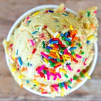 Cake Batter Half Pint · The options are endless with this blank slate of vanilla cake batter and sprinkles.
