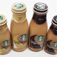 Starbucks Frappuccino · Large: 13.7oz bottle, Small: 9.5oz bottle
