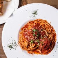 Spaghetti With Meatball · With meatballs.