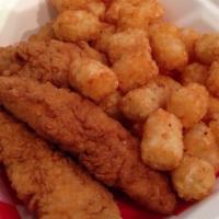 Chicken Tenders Combo · Three crispy chicken tenders served with fries and choice of dipping sauce and drink. Ranch,...