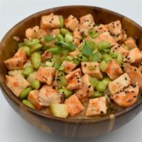 Sweet Ginger Chicken · Marinated with grilled chicken breast, green onion, sweet onion, cilantro, spicy ginger sauc...