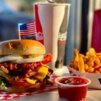 Double Bacon Burger Meal  (Recommended) · 