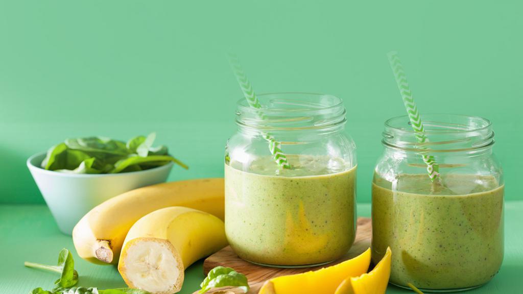 Workout Veggie Mango · Vegetarian. Spinach, mangoes, almonds, banana and vanilla protein.