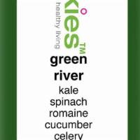 Green River Juice · 17 oz kale, spinach, romaine, cucumber, celery, lemon, ginger.
