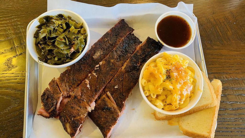 Smoked Brisket Plate · Made fresh daily, prepared with our secret in house rub. The briskets are then slow cooked for hours in our monster pits using post oak wood.