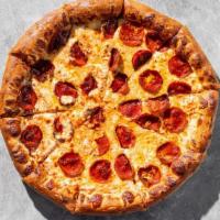 Large Pepperoni Lover'S Pizza · Pizza topped with mozzarella sauce, cheese, and pepperoni.