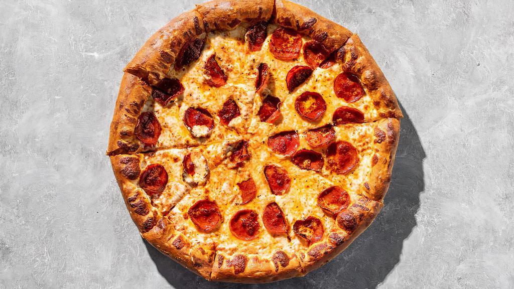Large Pepperoni Lover'S Pizza · Pizza topped with mozzarella sauce, cheese, and pepperoni.
