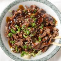Beef Teriyaki · Served with miso soup and salad. consuming raw or undercooked meats poultry seafood shellfis...