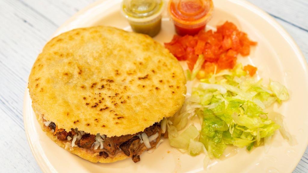 Gorditas · Each. Choice of meat, chicken, beef, pork, beans, cheese, lettuce, tomato, sour cream.