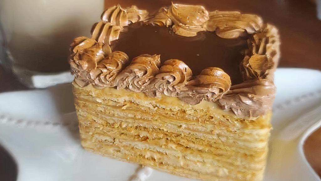 Caramel Cake · For the caramel lovers, delicious 8-layers honey cake with caramel filling.