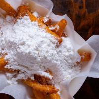 Beignets · The perfect way to end your epic meal at your LA Crawfish! Crisp, golden, and a fluffy cente...