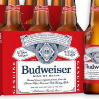 Budweiser | 6-Pack, Bottles · 12 FL OZ