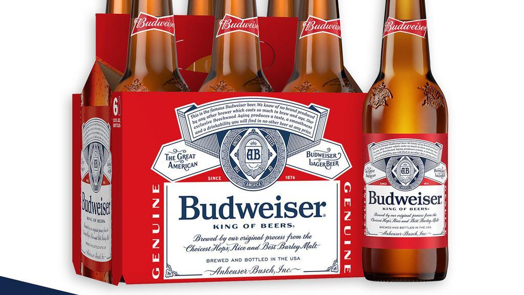 Budweiser | 6-Pack, Bottles · 12 FL OZ