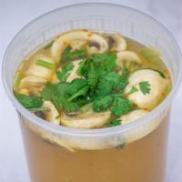 S1 Chicken Tom Yum Soup · Thai Signature lemongrass soup 32oz