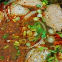 Beef Meatballs · Most popular. Pho with meatballs. Slow cooked beef based broth with fresh rice noodles. Topp...