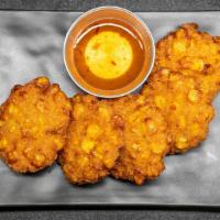Sweet Corn Patties (5Pcs)                            · Deep fried mixture of flour and corn, served with homemade sweet and sour sauce