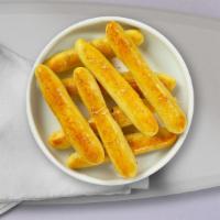 Cheese Breadsticks  · Twelve sticks of crisp, baked cheese bread sticks from Italy. Served with ranch sauce.