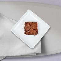 Brownie · Soft and tender in the interior with chewy edges.