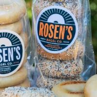 Mixed 1/2 Dozen · Pick and choose 6 of your favorite fresh baked Rosen's Bagels!
