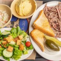 Riscky'S Pulled Pork Platter · A generous serving of pulled pork, rubbed with 