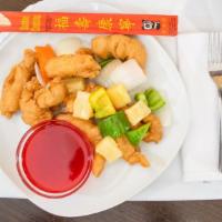 Sweet Sour Chicken Dinner · Sauce on the side