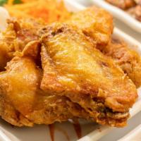 Chicken Wings (6) / Cánh Gà Chiên · Choice of flavor: Cajun, Salt & Pepper, Lemon & Pepper, House Mix (Garlic Butter), Original .
