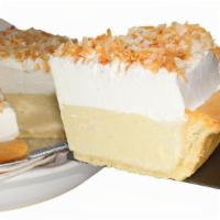 Coconut Cream Pie  · A coconut cream base handcrafted from a blend of real coconut milk and white chocolate, set ...