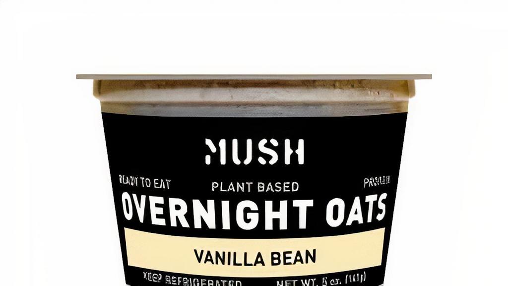 Mush-Vanilla Bean · Vegan, milk-free, and gluten free. Not your average bowl of oatmeal and mush cold-soaks their oats to retain all the nutrients. All you have to do is pop the top and eat ‘em chilled.