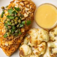 Chicken Piccata With Garlic Roasted Cauliflower · We're going back to our crowd-favorite chicken piccata! It’s high in protein, rich in fiber,...