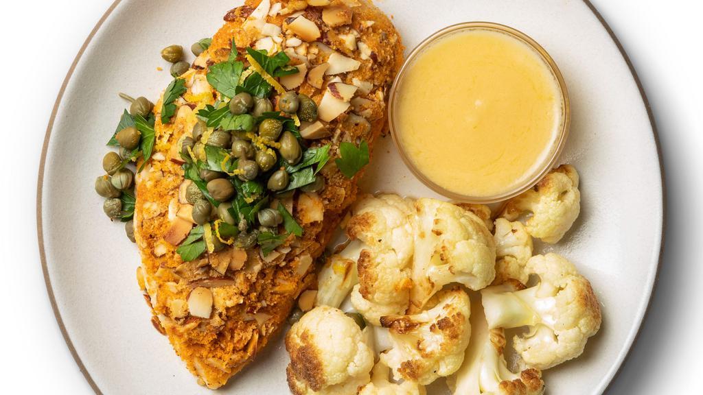 Chicken Piccata With Garlic Roasted Cauliflower · We're going back to our crowd-favorite chicken piccata! It’s high in protein, rich in fiber, and filled with flavor. The bonus? It’s keto-friendly and Whole30 Approved.