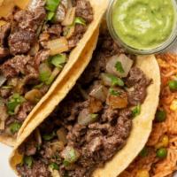 Steak Street Tacos & Spanish Rice Pilaf With Salsa Verde · Who doesn’t love tacos? Our healthy and balanced spin on street tacos includes marinated 44 ...
