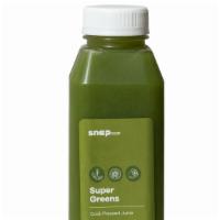 Super Greens · Paleo, vegan, milk-free, keto, and gluten-free. Our super greens juice is the perfect low-su...
