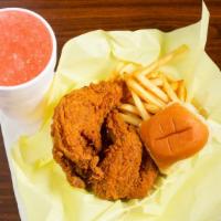 Breast & Wing Combo (2 Pcs) · Comes with a drink.