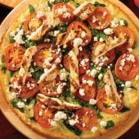 Chicken Rustica™ · (190-350 cal). Grilled chicken with fresh spinach, basil, feta cheese, Roma tomatoes, Wiscon...