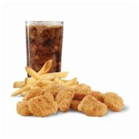 10 Pc. Chicken Nuggets Combo · 100% white-meat chicken breaded and marinated in our unique, fiery blend of peppers and spic...