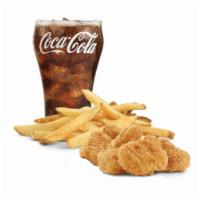 6 Pc. Chicken Nuggets Combo · 100% white-meat chicken breaded and marinated in our unique, fiery blend of peppers and spic...