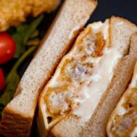 Ebi Tempura Sando (3) · Buttery Texas toast panini with deep fried shrimp tempura paired with house Mayo for a perfe...