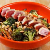 Seared Ahi Tuna Wok Out (Bowl) · Consuming raw or undercooked meats, poultry, seafood, shellfish, or eggs may increase your r...
