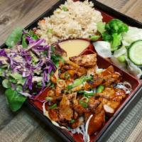 Spicy Chicken Teriyaki · Hot and spicy.