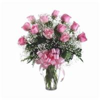 Pink Roses · This show stopping bouquets of our lush and romantic pink Ecuadorian roses comes complete wi...