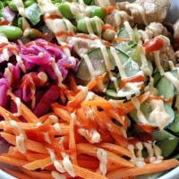 Fresh Salad · Create your own Salad bowl.  Start with your base of either Spinach, Romaine or a mix of Spi...
