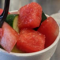 Cup Of Fruit · 16 oz. Watermelon, cantaloupe, pineapple, cucumber