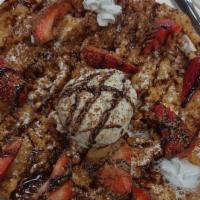 Funnel Cake With Ice Cream · 