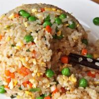 Vegetable Fried Rice 菜炒饭 · Stir-fried rice.
