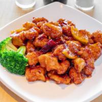 Orange Peel Chicken · Hot. A wonderful Hunan dish of crispy chicken, served in our special spicy sauce of orange p...