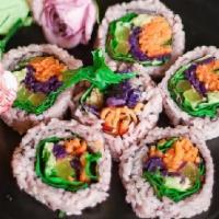 Mix Vegetable · Vegetarian and Gluten free Mixed vege roll with purple wild rice